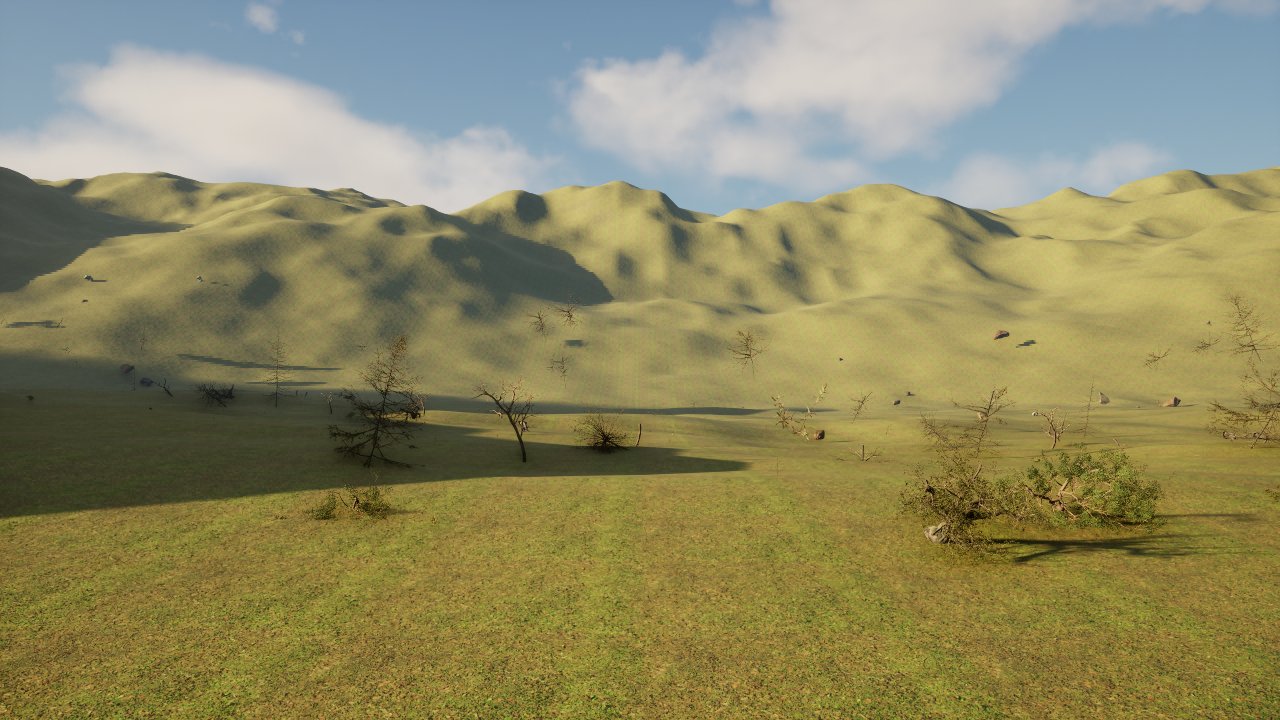 La vallée de découverte et ses montagnes