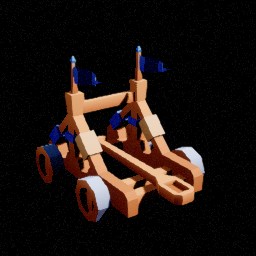Château — Engin de siège catapulte — miniature Unreal du pack