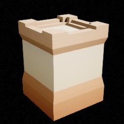 Château — Tour carrée — miniature Unreal du pack