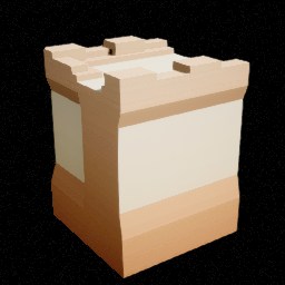 Château — Mur vers étroit — miniature Unreal du pack
