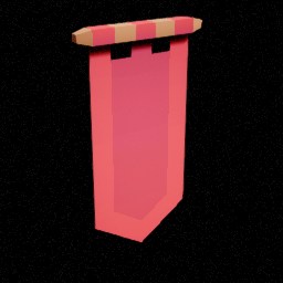 Bourg — Bannière rouge — miniature Unreal du pack