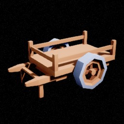 Bourg — Charrette — miniature Unreal du pack