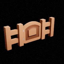 Bourg — Clôture portail — miniature Unreal du pack