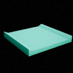 Bourg — Toit plat — miniature Unreal du pack
