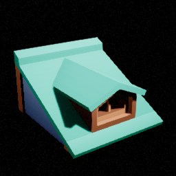 Bourg — Toit fenêtre — miniature Unreal du pack