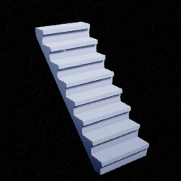 Bourg — Escalier pierre — miniature Unreal du pack