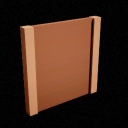 Bourg — Mur bois — miniature Unreal du pack