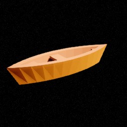 Canoë — miniature Unreal du pack