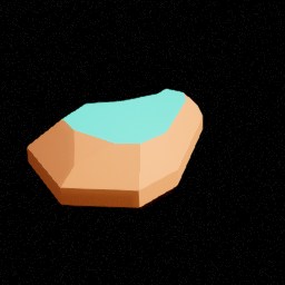 Rocher grand A — miniature Unreal du pack
