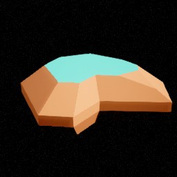 Rocher grand C — miniature Unreal du pack