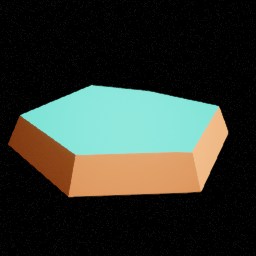 Rocher petit plat A — miniature Unreal du pack