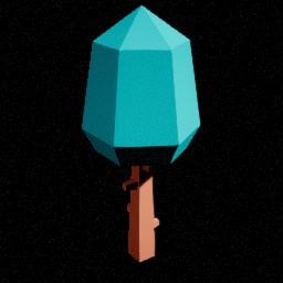 Arbre standard sombre — miniature Unreal du pack
