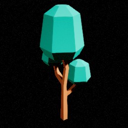 Arbre fin — miniature Unreal du pack